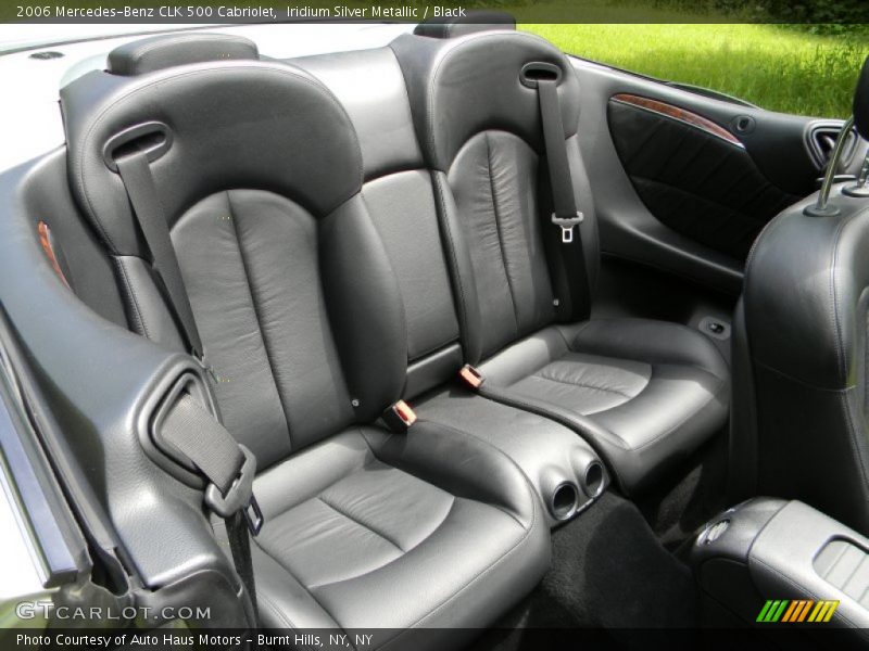 Iridium Silver Metallic / Black 2006 Mercedes-Benz CLK 500 Cabriolet