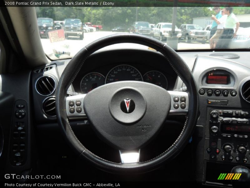 Dark Slate Metallic / Ebony 2008 Pontiac Grand Prix Sedan