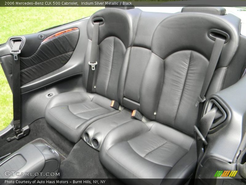 Iridium Silver Metallic / Black 2006 Mercedes-Benz CLK 500 Cabriolet