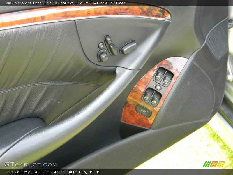 Iridium Silver Metallic / Black 2006 Mercedes-Benz CLK 500 Cabriolet