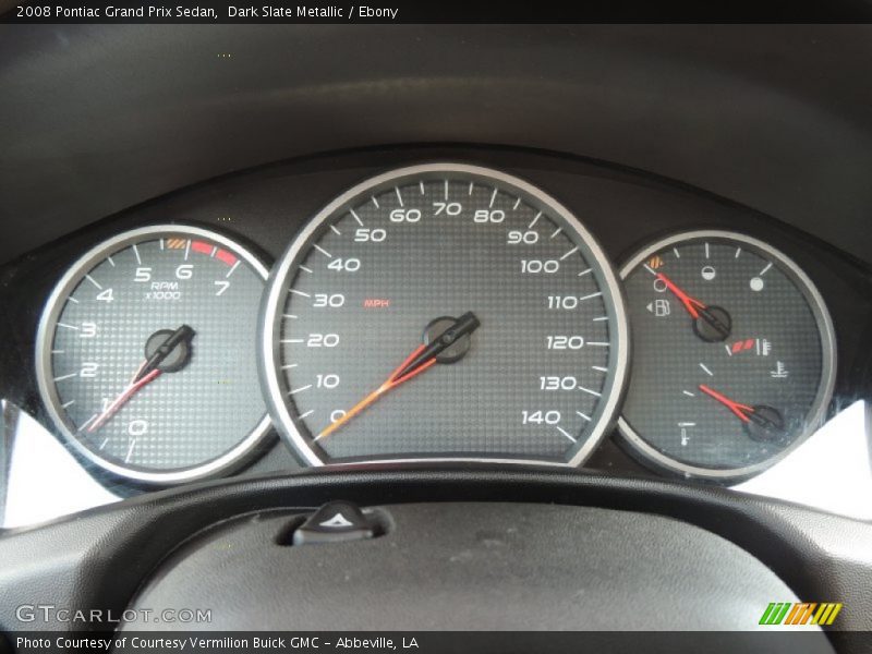 Dark Slate Metallic / Ebony 2008 Pontiac Grand Prix Sedan