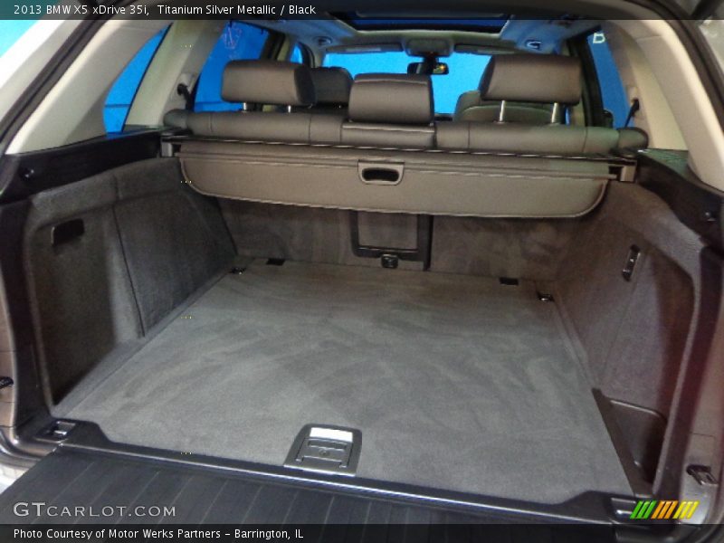 Titanium Silver Metallic / Black 2013 BMW X5 xDrive 35i