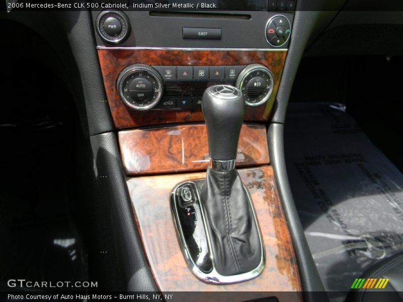 Iridium Silver Metallic / Black 2006 Mercedes-Benz CLK 500 Cabriolet