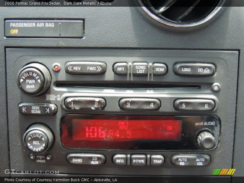 Dark Slate Metallic / Ebony 2008 Pontiac Grand Prix Sedan