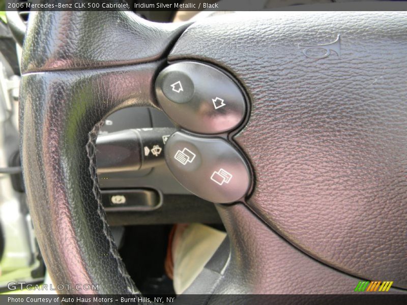 Iridium Silver Metallic / Black 2006 Mercedes-Benz CLK 500 Cabriolet