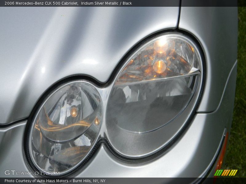 Iridium Silver Metallic / Black 2006 Mercedes-Benz CLK 500 Cabriolet