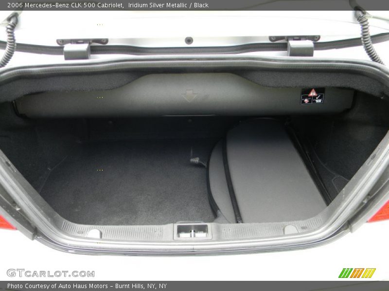 Iridium Silver Metallic / Black 2006 Mercedes-Benz CLK 500 Cabriolet