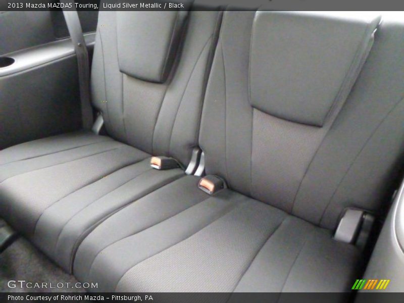 Liquid Silver Metallic / Black 2013 Mazda MAZDA5 Touring