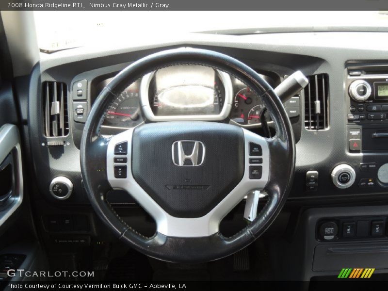 Nimbus Gray Metallic / Gray 2008 Honda Ridgeline RTL