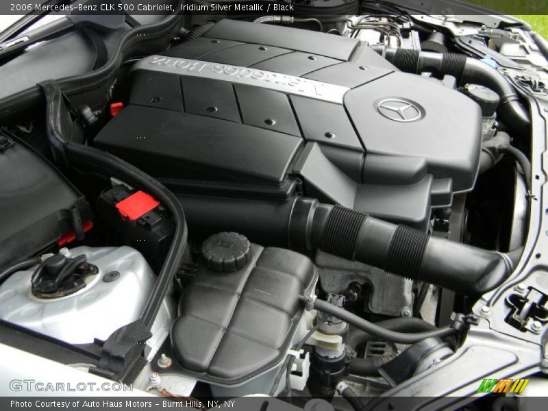 Iridium Silver Metallic / Black 2006 Mercedes-Benz CLK 500 Cabriolet