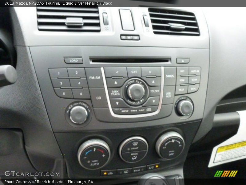 Liquid Silver Metallic / Black 2013 Mazda MAZDA5 Touring