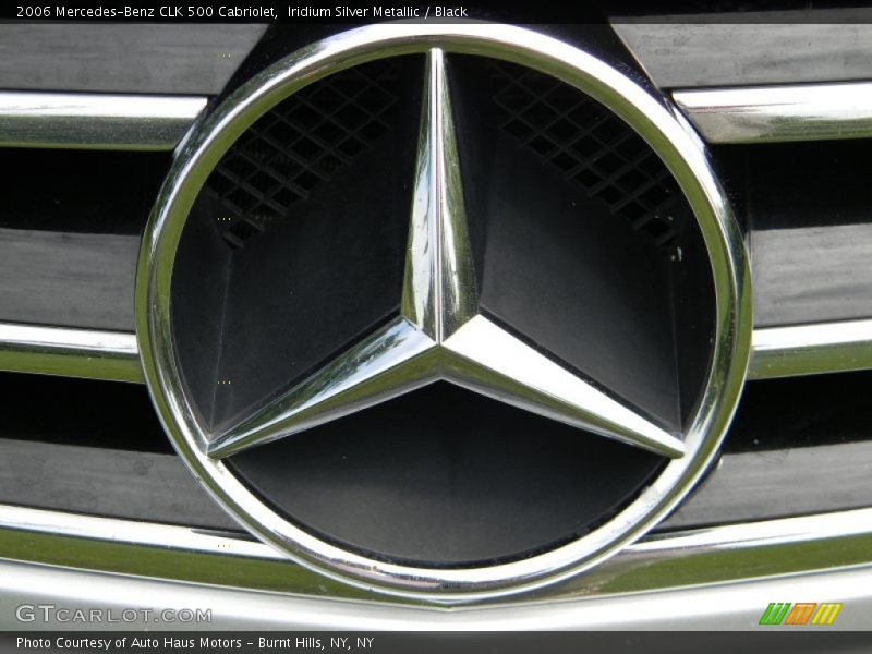 Iridium Silver Metallic / Black 2006 Mercedes-Benz CLK 500 Cabriolet