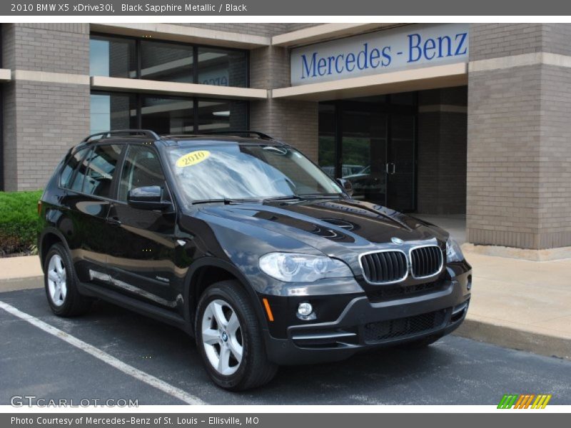 Black Sapphire Metallic / Black 2010 BMW X5 xDrive30i