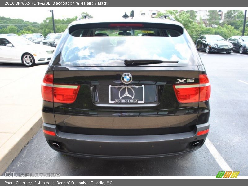 Black Sapphire Metallic / Black 2010 BMW X5 xDrive30i