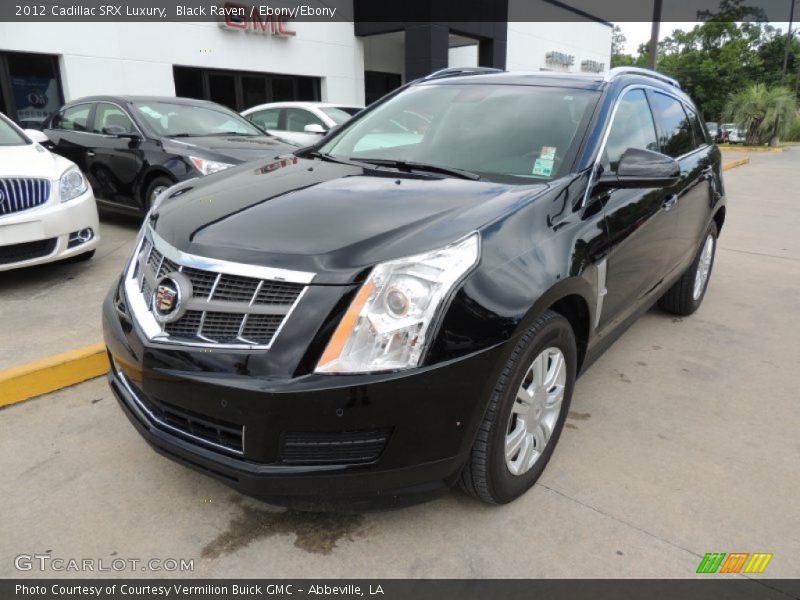 Black Raven / Ebony/Ebony 2012 Cadillac SRX Luxury