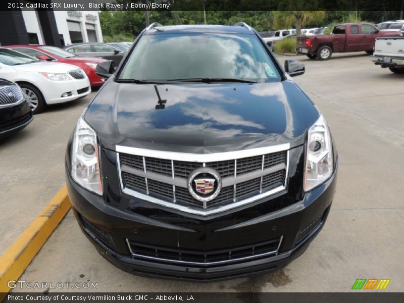 Black Raven / Ebony/Ebony 2012 Cadillac SRX Luxury