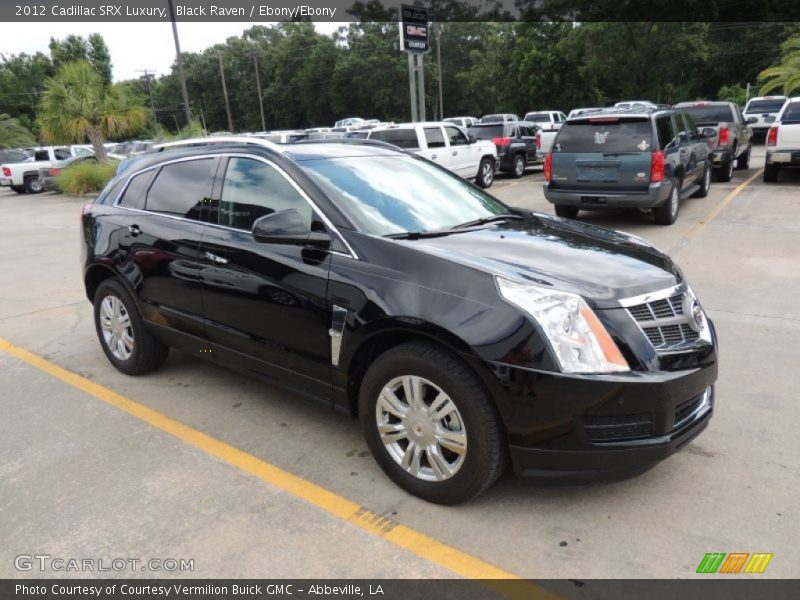 Black Raven / Ebony/Ebony 2012 Cadillac SRX Luxury