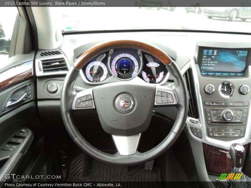 Black Raven / Ebony/Ebony 2012 Cadillac SRX Luxury