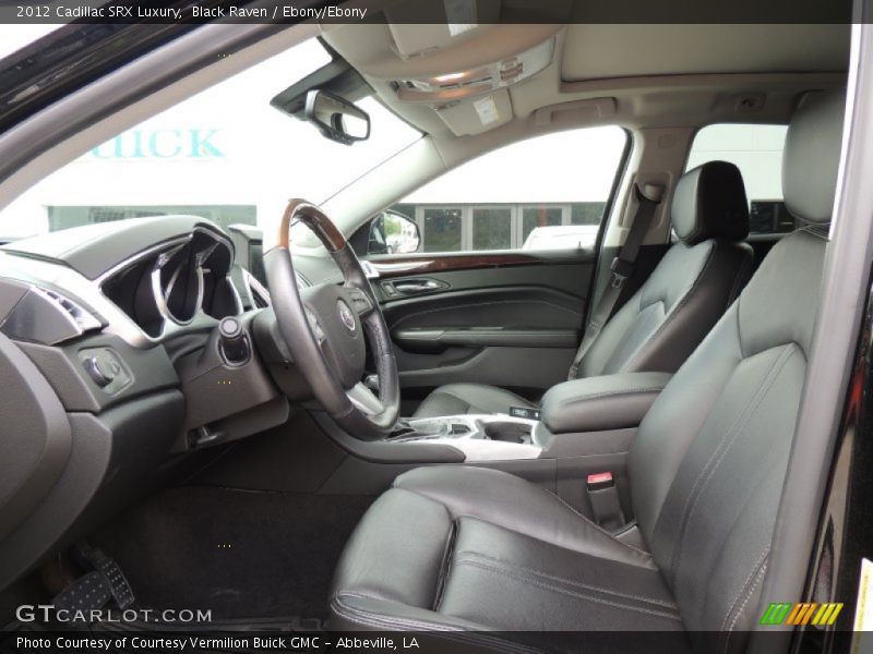 Black Raven / Ebony/Ebony 2012 Cadillac SRX Luxury