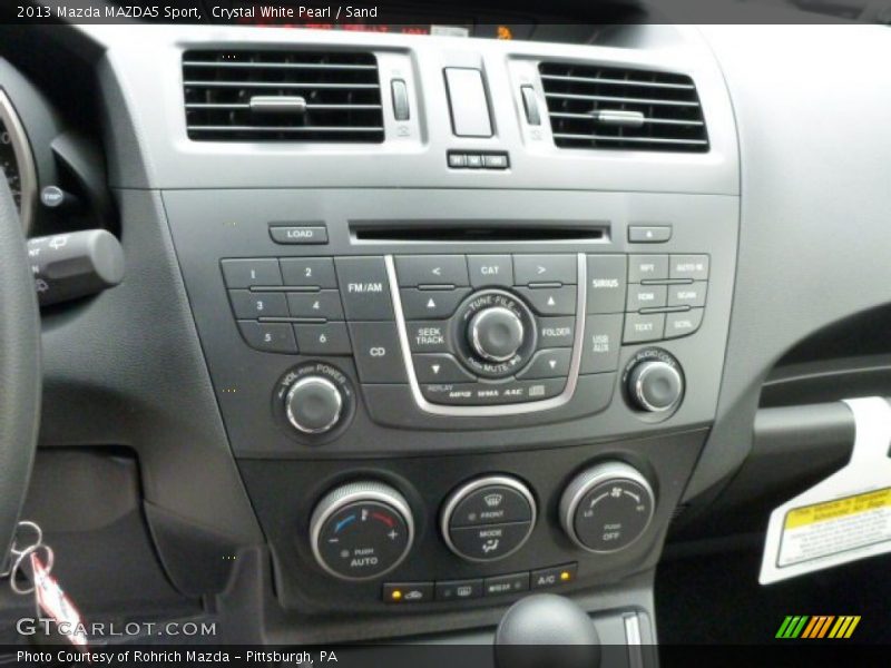 Crystal White Pearl / Sand 2013 Mazda MAZDA5 Sport