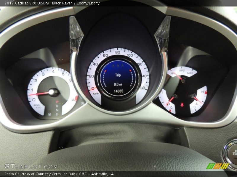 Black Raven / Ebony/Ebony 2012 Cadillac SRX Luxury