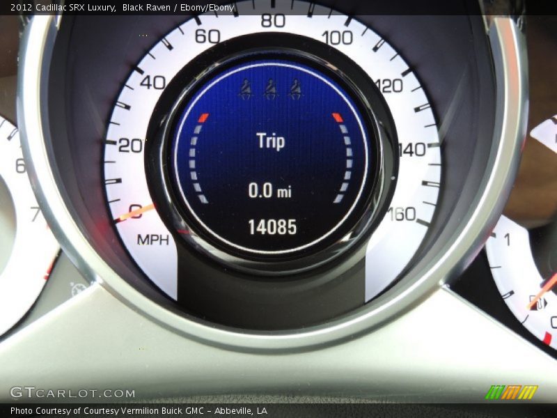 Black Raven / Ebony/Ebony 2012 Cadillac SRX Luxury