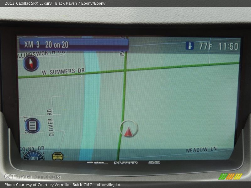 Black Raven / Ebony/Ebony 2012 Cadillac SRX Luxury