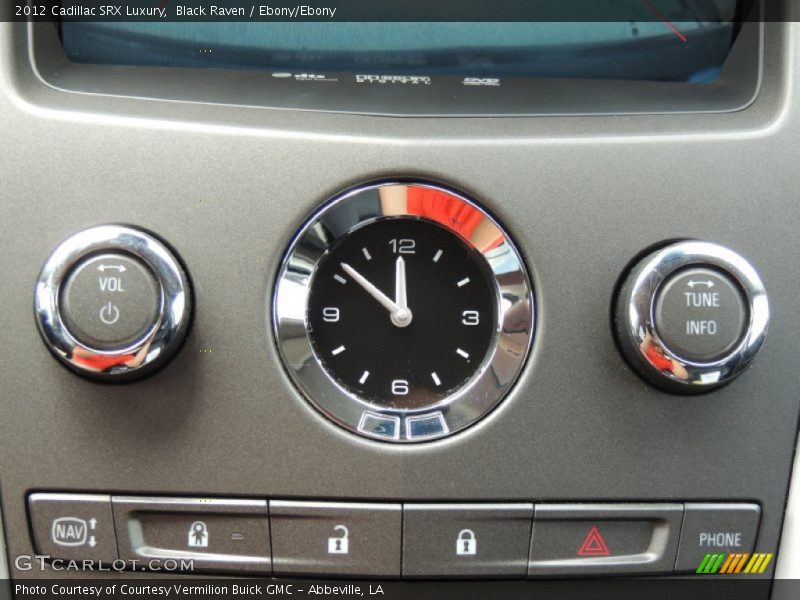 Black Raven / Ebony/Ebony 2012 Cadillac SRX Luxury