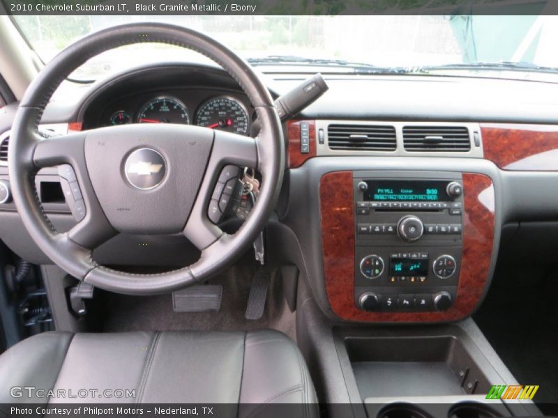 Black Granite Metallic / Ebony 2010 Chevrolet Suburban LT