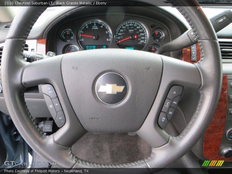 Black Granite Metallic / Ebony 2010 Chevrolet Suburban LT