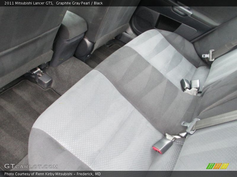 Graphite Gray Pearl / Black 2011 Mitsubishi Lancer GTS
