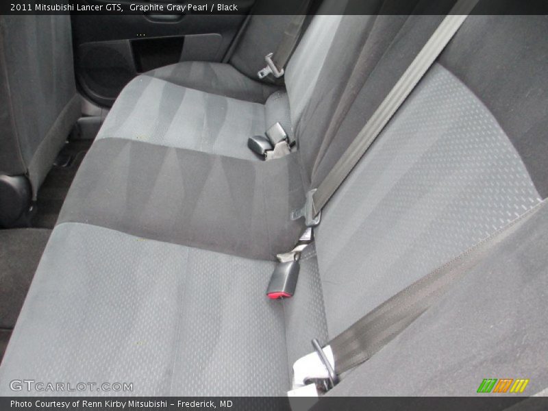 Graphite Gray Pearl / Black 2011 Mitsubishi Lancer GTS