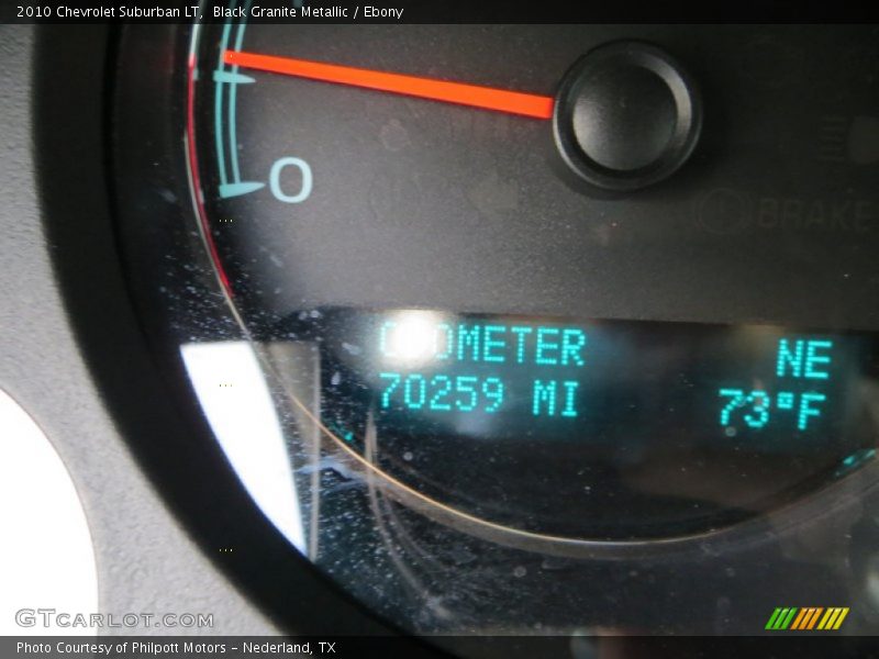 Black Granite Metallic / Ebony 2010 Chevrolet Suburban LT