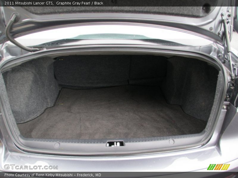 Graphite Gray Pearl / Black 2011 Mitsubishi Lancer GTS
