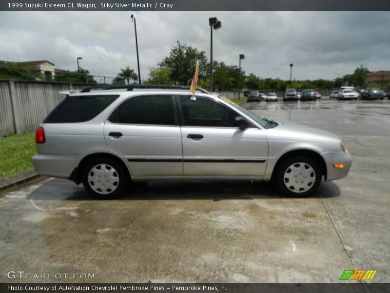 Silky Silver Metallic / Gray 1999 Suzuki Esteem GL Wagon