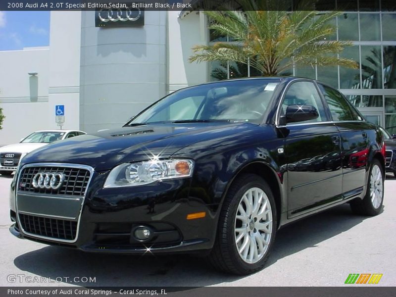 Front 3/4 View of 2008 A4 2.0T Special Edition Sedan