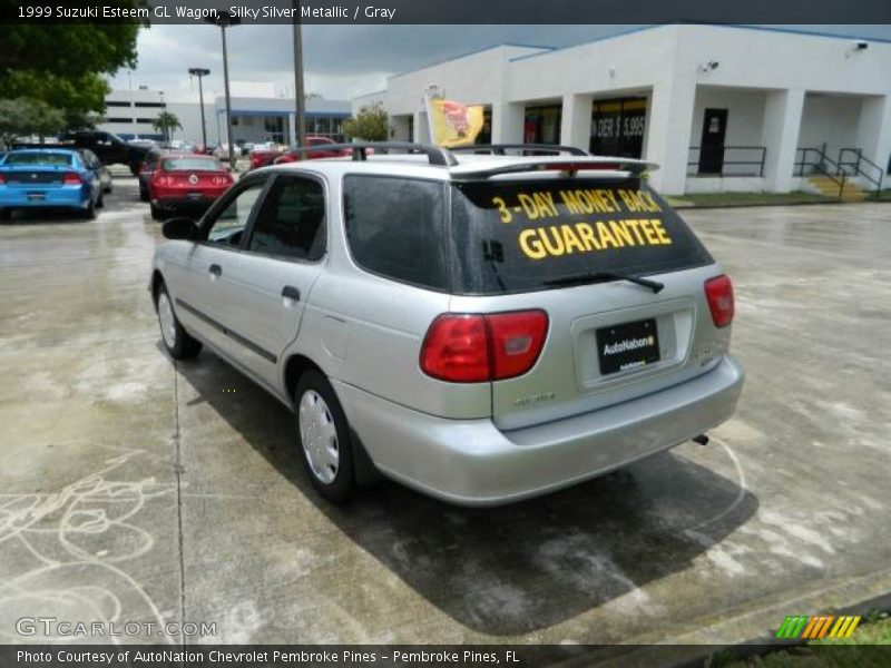 Silky Silver Metallic / Gray 1999 Suzuki Esteem GL Wagon