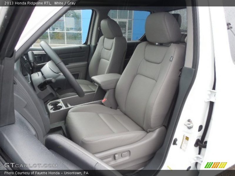 White / Gray 2013 Honda Ridgeline RTL