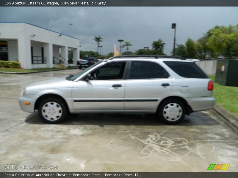 Silky Silver Metallic / Gray 1999 Suzuki Esteem GL Wagon