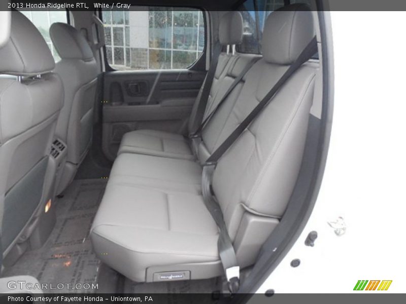 White / Gray 2013 Honda Ridgeline RTL