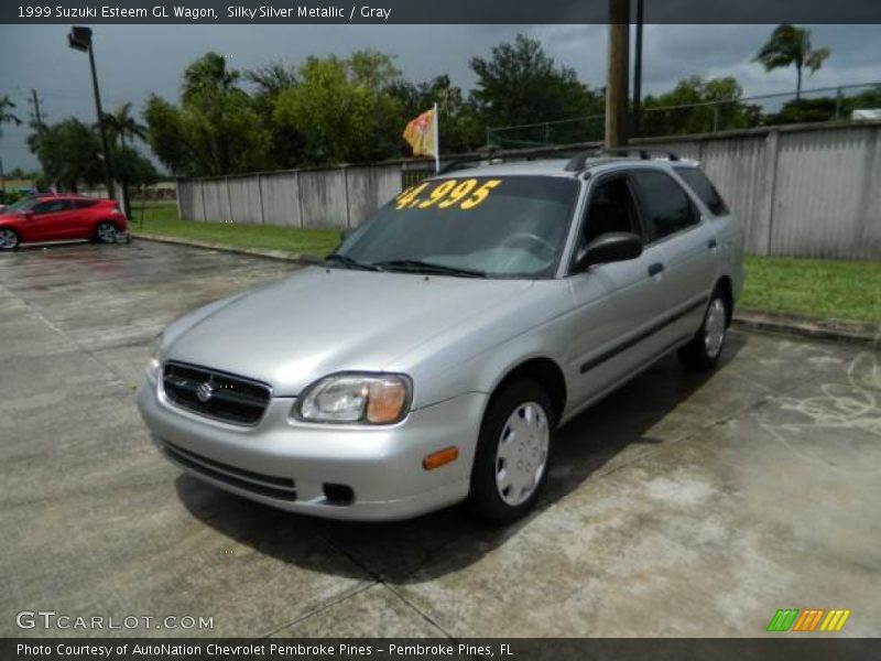 Silky Silver Metallic / Gray 1999 Suzuki Esteem GL Wagon