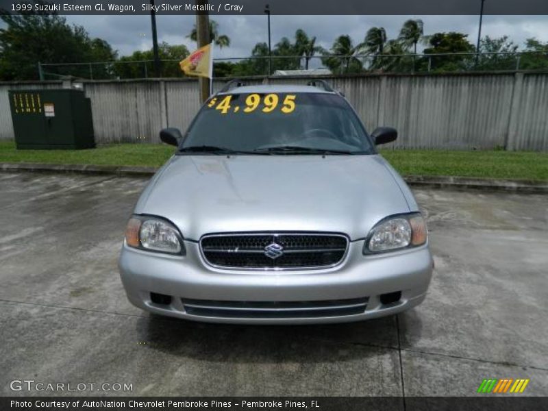 Silky Silver Metallic / Gray 1999 Suzuki Esteem GL Wagon