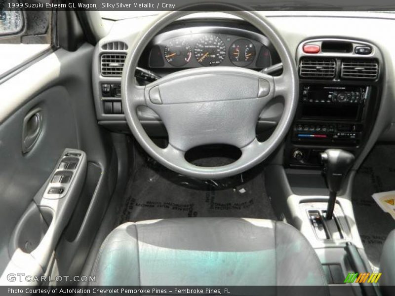 Silky Silver Metallic / Gray 1999 Suzuki Esteem GL Wagon