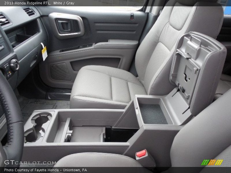 White / Gray 2013 Honda Ridgeline RTL