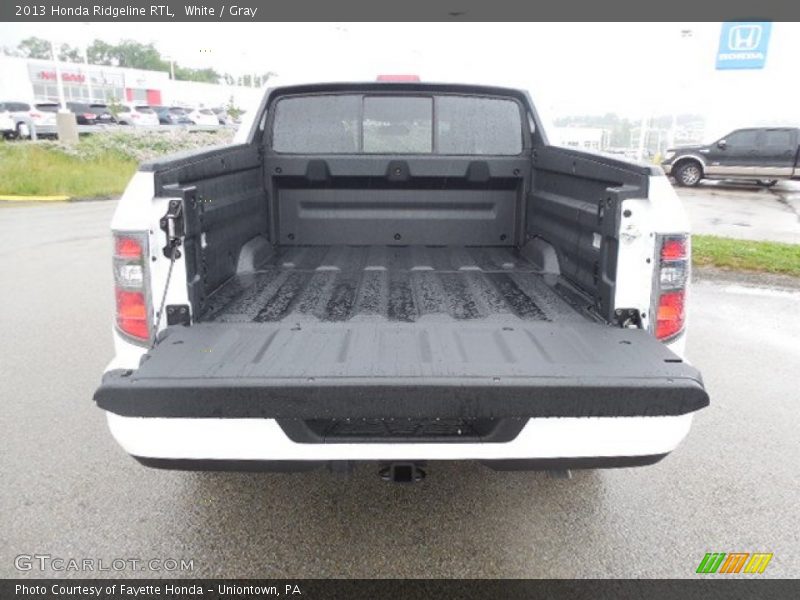 White / Gray 2013 Honda Ridgeline RTL