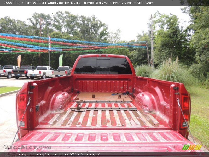 Inferno Red Crystal Pearl / Medium Slate Gray 2006 Dodge Ram 3500 SLT Quad Cab 4x4 Dually