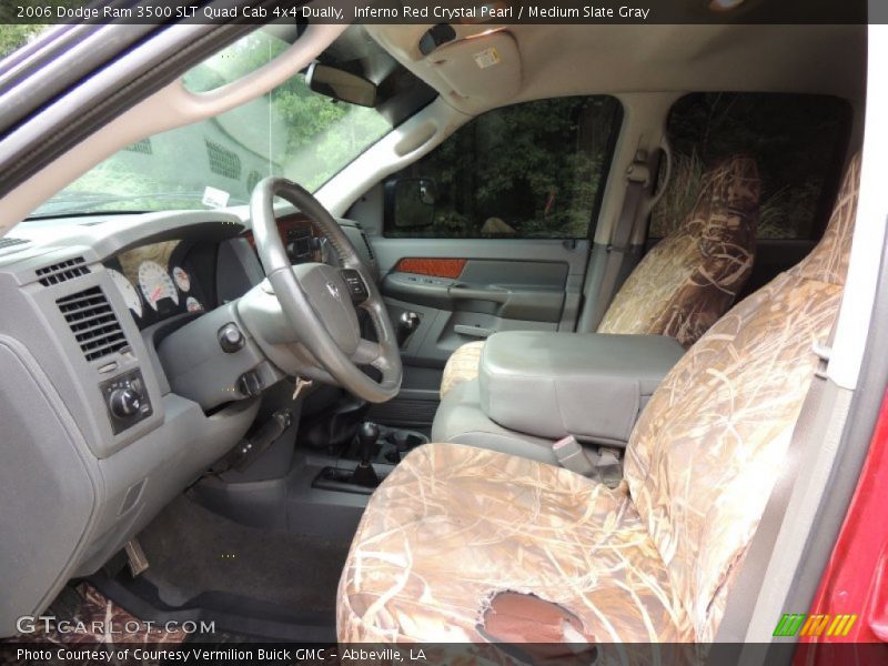 Inferno Red Crystal Pearl / Medium Slate Gray 2006 Dodge Ram 3500 SLT Quad Cab 4x4 Dually