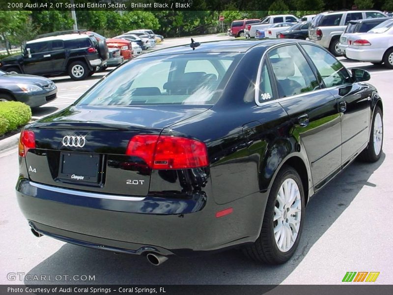 Brilliant Black / Black 2008 Audi A4 2.0T Special Edition Sedan