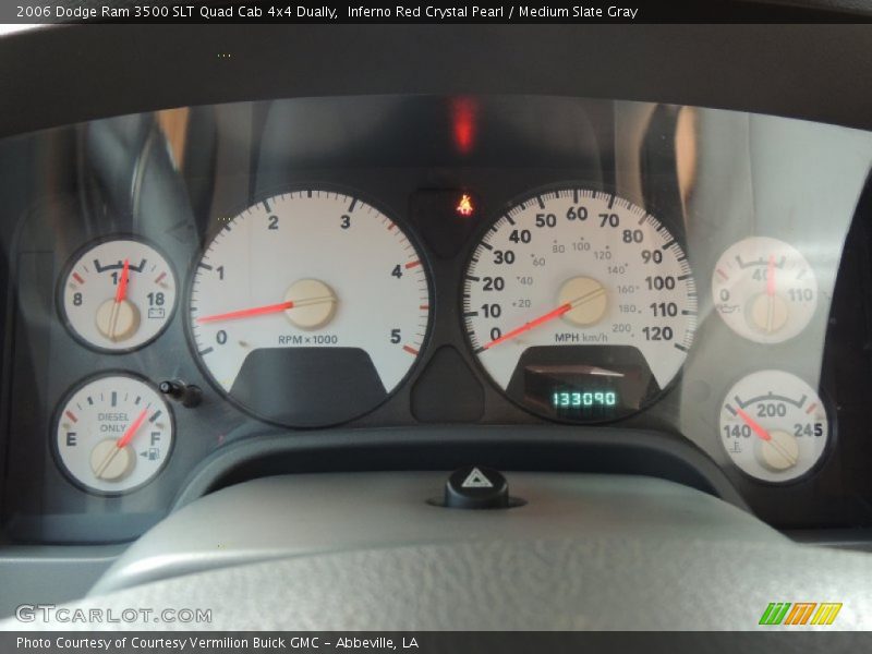 Inferno Red Crystal Pearl / Medium Slate Gray 2006 Dodge Ram 3500 SLT Quad Cab 4x4 Dually