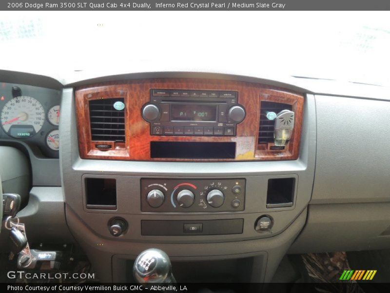 Inferno Red Crystal Pearl / Medium Slate Gray 2006 Dodge Ram 3500 SLT Quad Cab 4x4 Dually